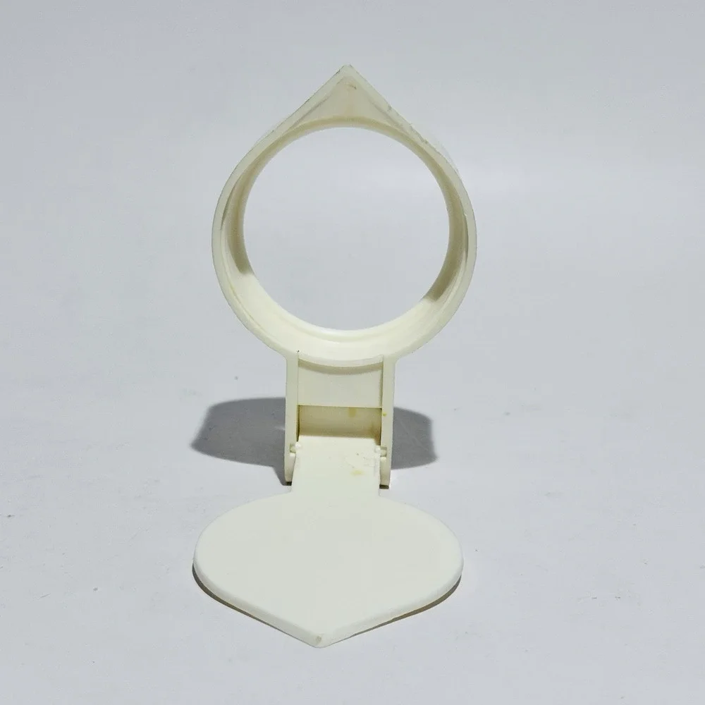 Vintage Anchor Hocking Tall Syrup Dispenser‎ Retro White Stars Lid Discoloration